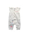 A White Sleeveless Rompers from Peter Rabbit in size 3-6M for girl. (Front View)