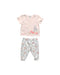 A Multicolour Pants Sets from Peter Rabbit in size 3-6M for girl. (Front View)