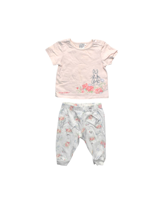 A Multicolour Pants Sets from Peter Rabbit in size 3-6M for girl. (Front View)