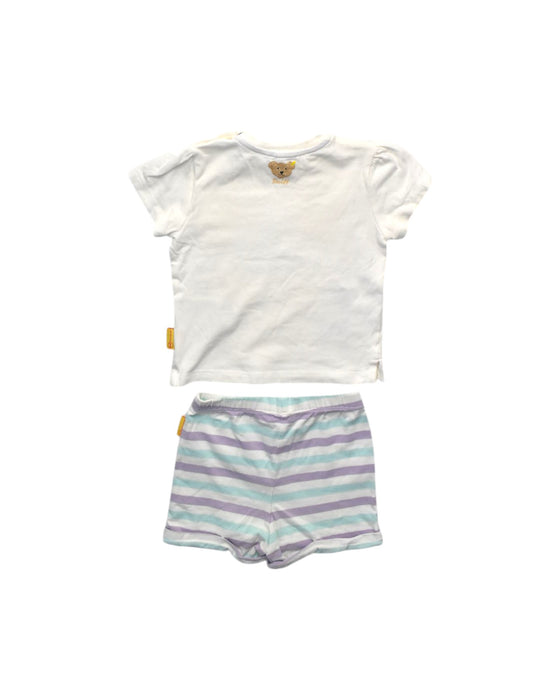 A Multicolour Shorts Sets from Steiff in size 3-6M for girl. (Back View)