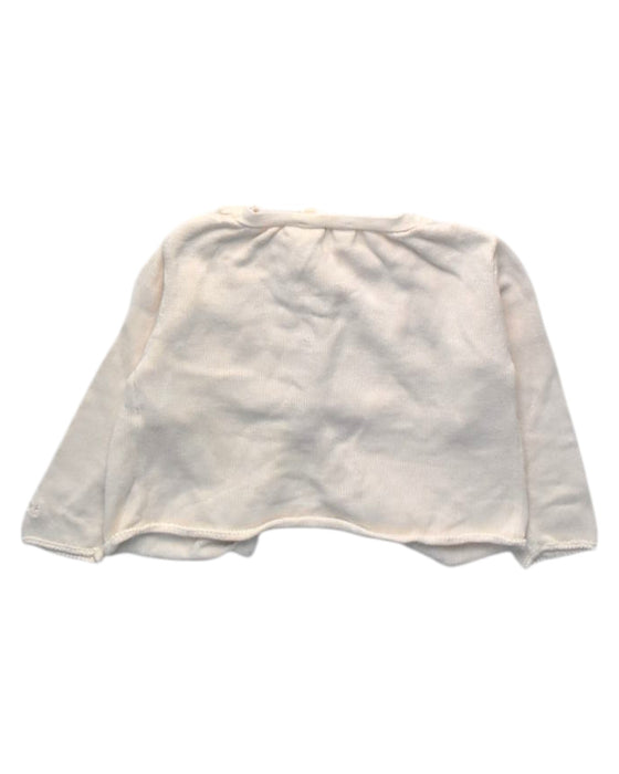 A Beige Cardigans from Chloe in size 12-18M for girl. (Back View)
