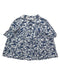 A Navy Short Sleeve Dresses from Petit Bateau in size 3-6M for girl. (Front View)