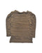 A Brown Long Sleeve Tops from Name It in size 12-18M for girl. (Back View)