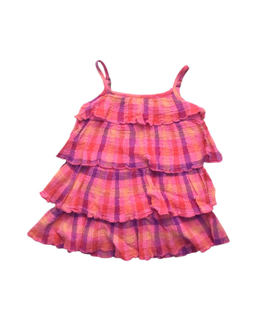 A Multicolour Sleeveless Dresses from Peek in size 6-12M for girl. (Front View)