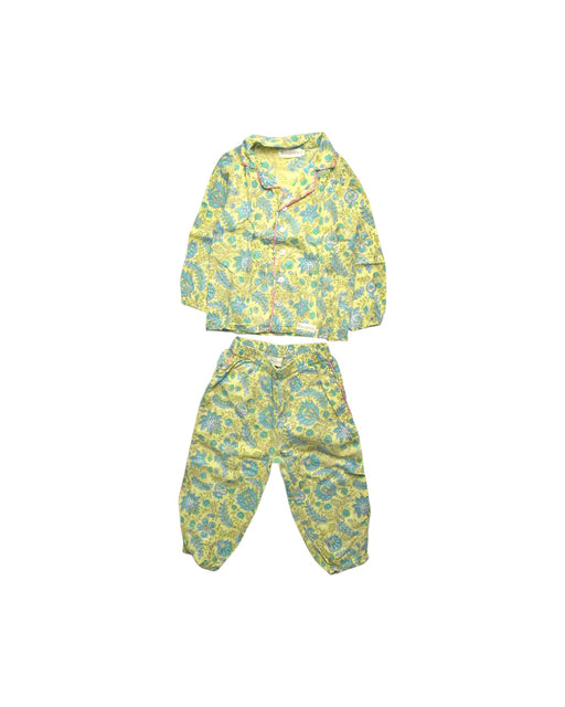 A Multicolour Pyjama Sets from Bisous Baba in size 12-18M for neutral. (Front View)