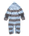 A Blue Long Overalls from Chateau de Sable in size 0-3M for neutral. (Back View)