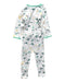 A Multicolour Pyjama Sets from Oeteo in size 6-12M for neutral. (Back View)