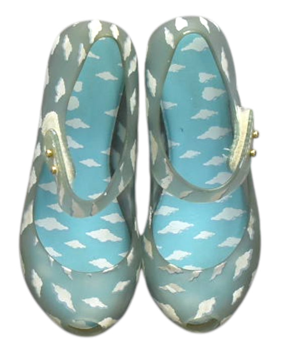 A Multicolour Flats from Mini Melissa in size 5T for girl. (Back View)
