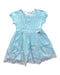 A Blue Short Sleeve Dresses from Mayoral in size 3T for girl. (Front View)