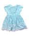 A Blue Short Sleeve Dresses from Mayoral in size 3T for girl. (Back View)