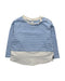 A Blue Long Sleeve Tops from Kingkow in size 2T for girl. (Front View)