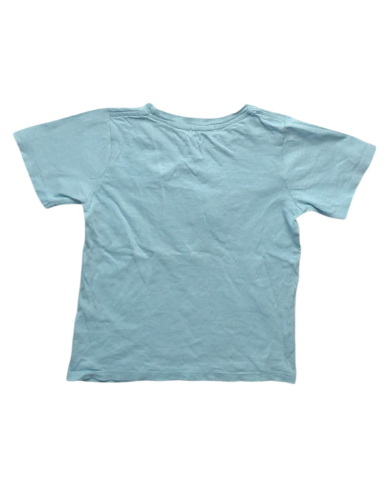 A Blue Short Sleeve T Shirts from Purebaby in size 5T for boy. (Back View)
