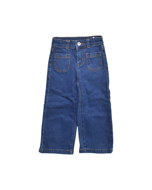 A Blue Jeans from Seed in size 3T for girl. (Front View)