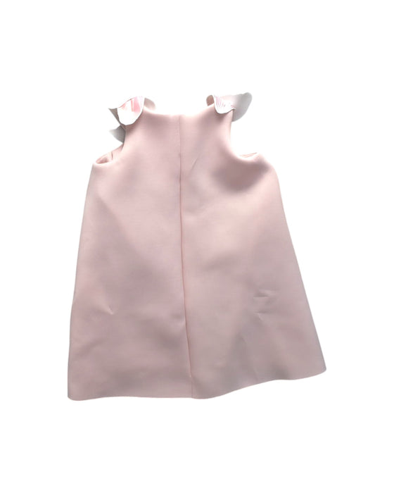 A Pink Sleeveless Dresses from Nikolia in size 10Y for girl. (Back View)
