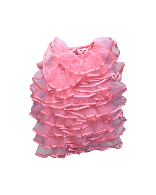 A Pink Sleeveless Dresses from Little Marc Jacobs in size 10Y for girl. (Front View)