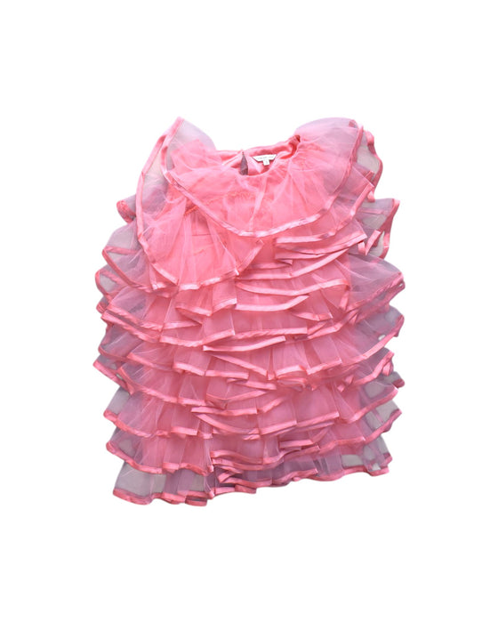 A Pink Sleeveless Dresses from Little Marc Jacobs in size 10Y for girl. (Front View)