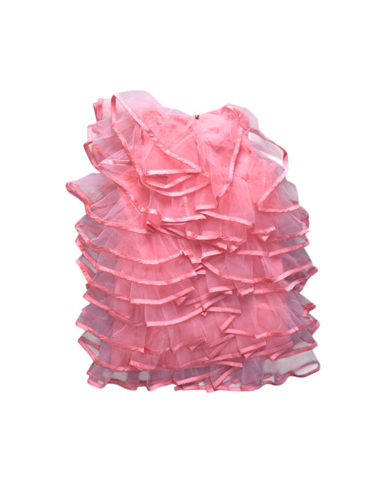 A Pink Sleeveless Dresses from Little Marc Jacobs in size 10Y for girl. (Back View)