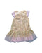 A Multicolour Sleeveless Dresses from Seed in size 10Y for girl. (Back View)