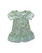 A Green Short Sleeve Dresses from Seed in size 10Y for girl. (Back View)