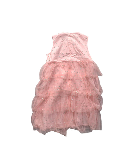 A Pink Sleeveless Dresses from Seed in size 10Y for girl. (Back View)