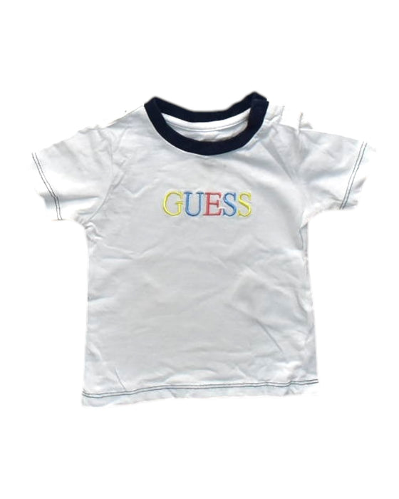A White Short Sleeve T Shirts from Guess in size 6-12M for neutral. (Front View)