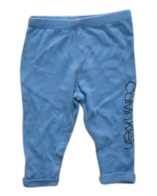 A Blue Leggings from Calvin Klein in size 0-3M for neutral. (Front View)