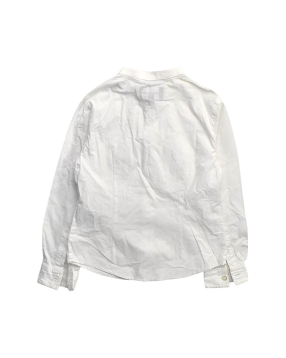 A White Long Sleeve Shirts from Emporio Armani in size 6T for boy. (Back View)