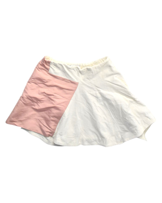A White Mid Skirts from Owa Yurika in size 6T for girl. (Front View)