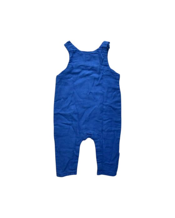 A Blue Long Overalls from Chateau de Sable in size 6-12M for neutral. (Back View)