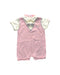 A Pink Short Sleeve Rompers from Nicholas & Bears in size 12-18M for boy. (Front View)