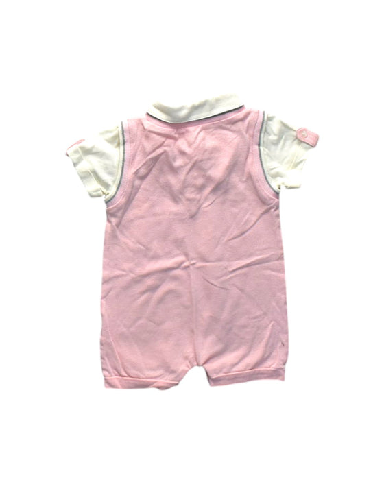 A Pink Short Sleeve Rompers from Nicholas & Bears in size 12-18M for boy. (Back View)