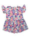 A Multicolour Short Sleeve Rompers from Crewcuts in size 4T for girl. (Front View)