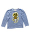 A Blue Long Sleeve T Shirts from Du Pareil au même in size 6T for neutral. (Front View)