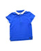 A Blue Short Sleeve Polos from Jean Bourget in size 6T for boy. (Front View)