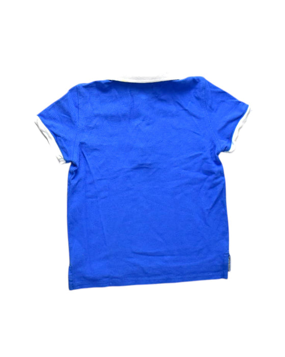 A Blue Short Sleeve Polos from Jean Bourget in size 6T for boy. (Back View)