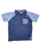 A Blue Short Sleeve Polos from Joe’s in size 6T for boy. (Front View)