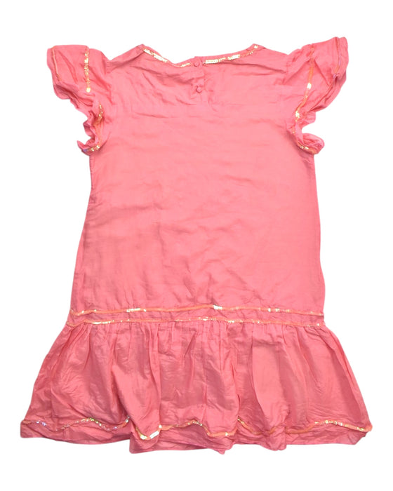 A Pink Short Sleeve Dresses from bloomB in size 11Y for girl. (Back View)