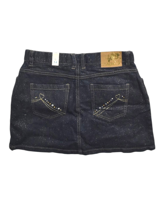 A Blue Short Skirts from The Children's Place in size 14Y for girl. (Back View)