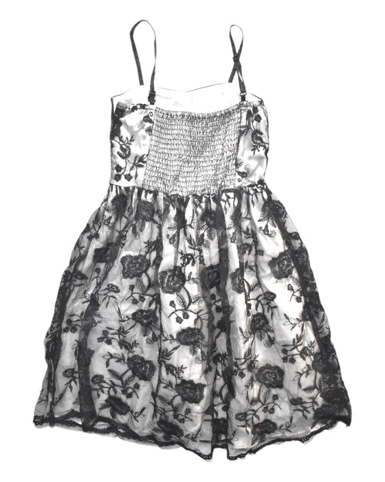 A Black Sleeveless Dresses from Blossom in size 12Y for girl. (Back View)