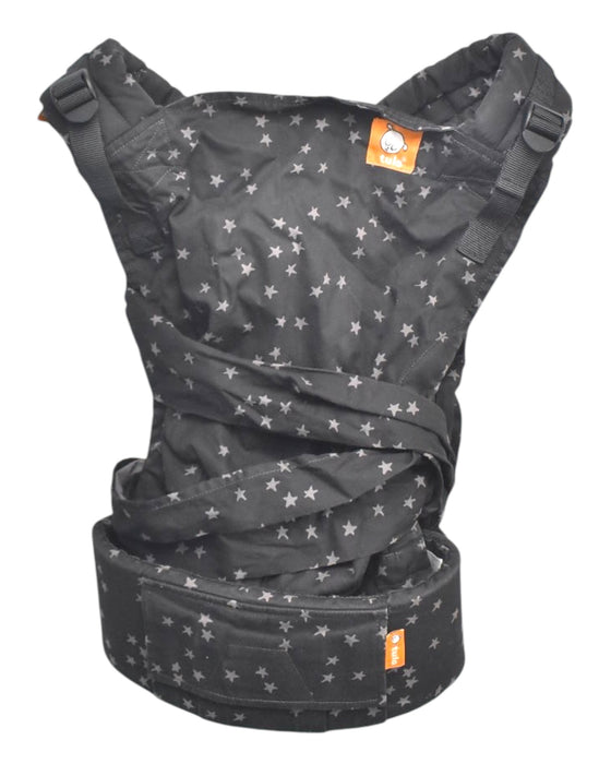A Black Baby Carriers from Tula in size O/S for neutral. (Front View)
