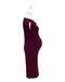 A Red Short Sleeve Dresses from Mayarya in size Maternity-S for maternity. (Back View)