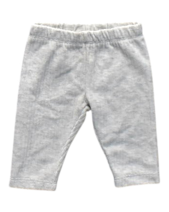 A Grey Leggings from Du Pareil au même in size 0-3M for neutral. (Front View)