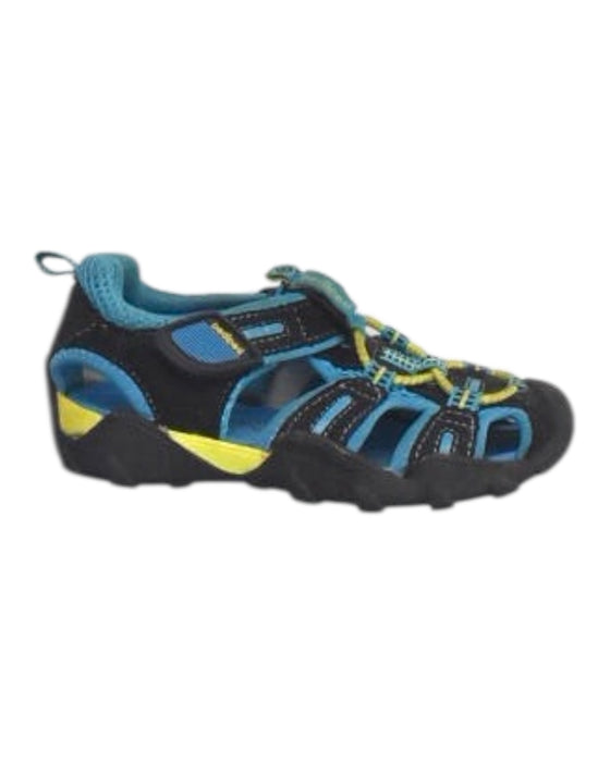 A Multicolour Sandals from pediped in size 3T for boy. (Front View)