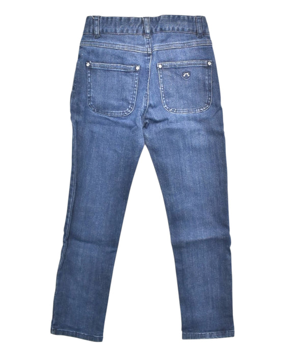 A Blue Jeans from Chateau de Sable in size 8Y for girl. (Back View)