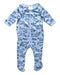 A Blue Onesies from Toshi in size 6-12M for neutral. (Front View)