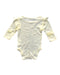 A Yellow Long Sleeve Bodysuits from Le Petit Society in size 3-6M for girl. (Back View)