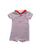 A Red Short Sleeve Rompers from Petit Bateau in size 3T for neutral. (Front View)