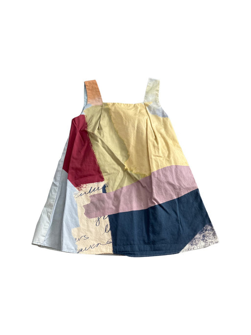 A Multicolour Sleeveless Dresses from Our Mini Nature in size 4T for girl. (Front View)