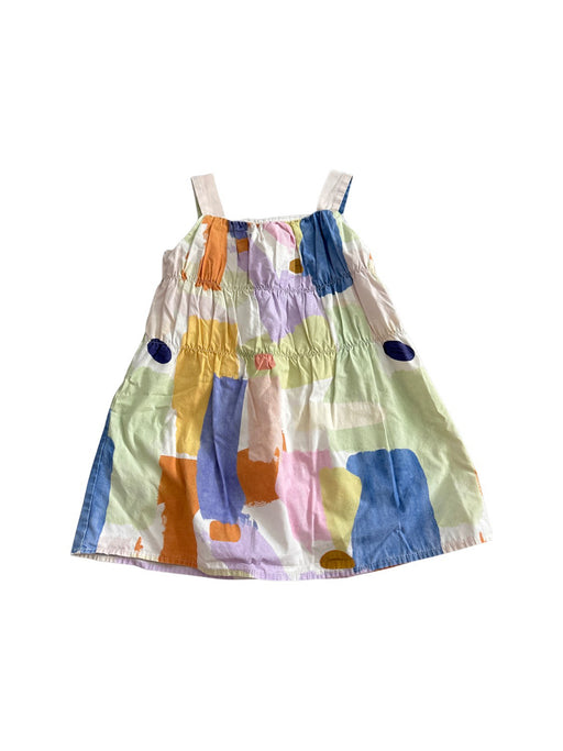 A Multicolour Sleeveless Dresses from Our Mini Nature in size 4T for girl. (Front View)