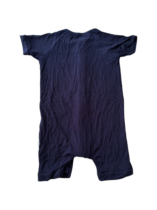 A Navy Short Sleeve Rompers from Raph and Remy in size 12-18M for neutral. (Back View)